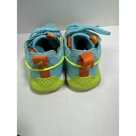 Adidas James Harden Vol. 6 Pulse Aqua Solar 1/2 Dozen Men’s Size 8.5 Sneakers - Picture 3 of 6